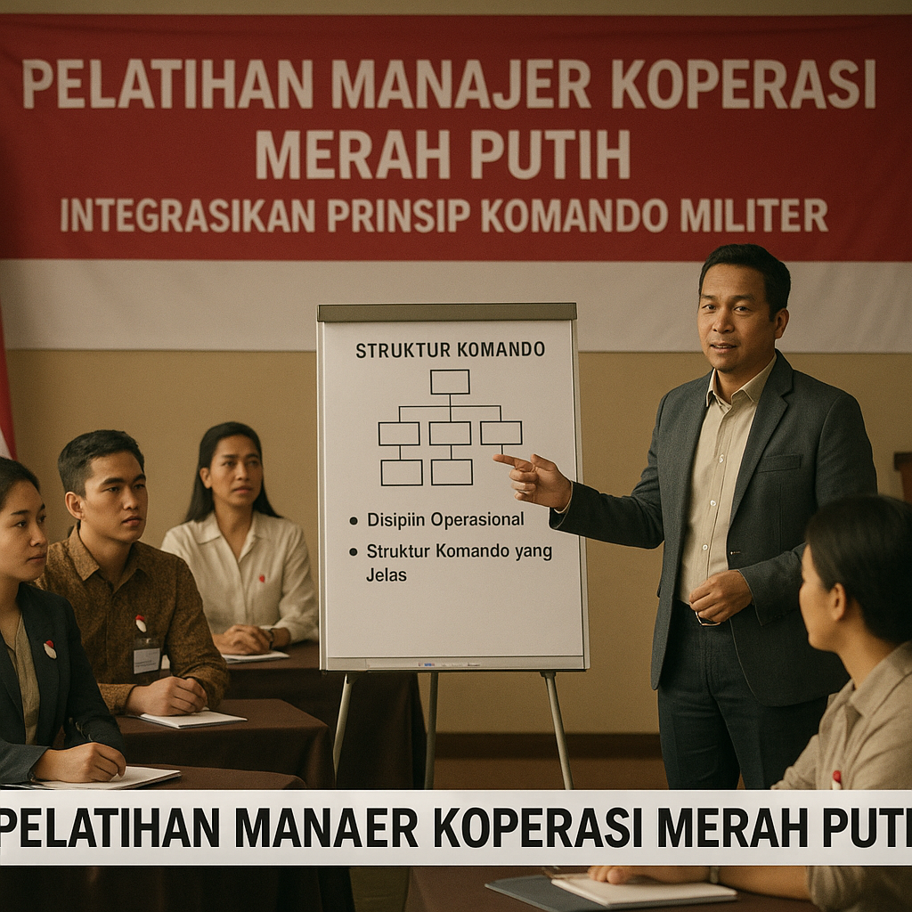 Pelatihan Manajer Koperasi Merah Putih Integrasikan Prinsip Komando Militer