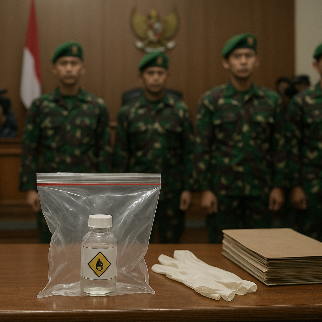 Motif Terungkap, 4 Prajurit TNI Siram Air Keras Andrie Yunus karena Dendam Pribadi