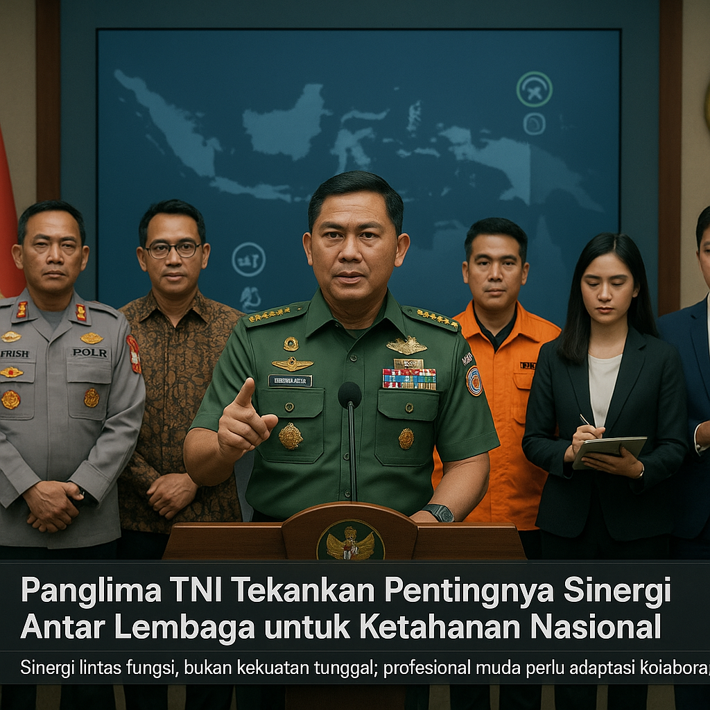 Panglima TNI Tekankan Pentingnya Sinergi Antar Lembaga untuk Ketahanan Nasional