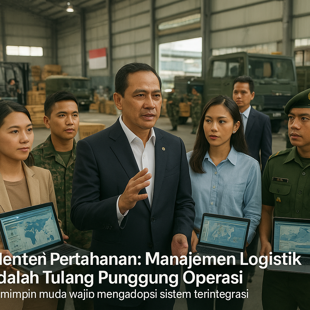 Menteri Pertahanan: "Manajemen Logistik adalah Tulang Punggung Operasi"