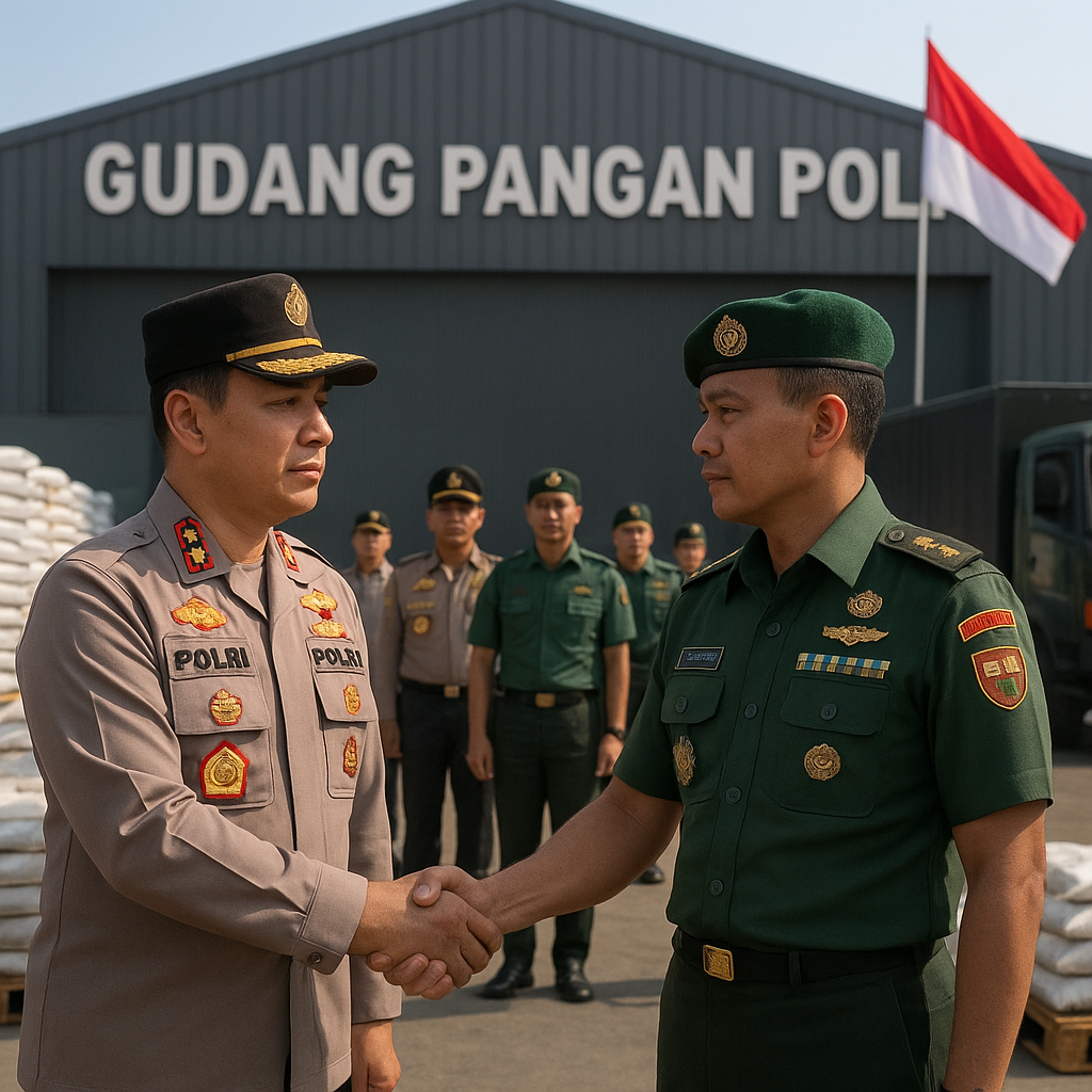 Kapolri: Pembangunan Gudang Pangan Polri Wujud Sinergi TNI-Polri