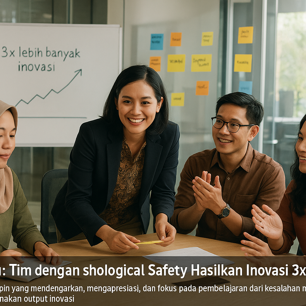 Studi: Tim dengan Psychological Safety Hasilkan Inovasi 3x Lebih Banyak