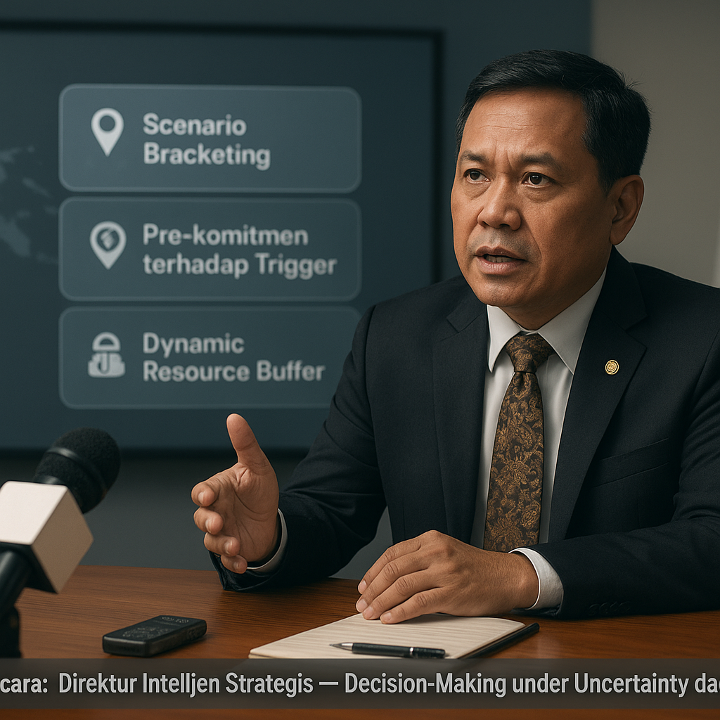 Wawancara dengan Direktur Intelijen Strategis: Decision-Making under Uncertainty dalam Operasi Modern
