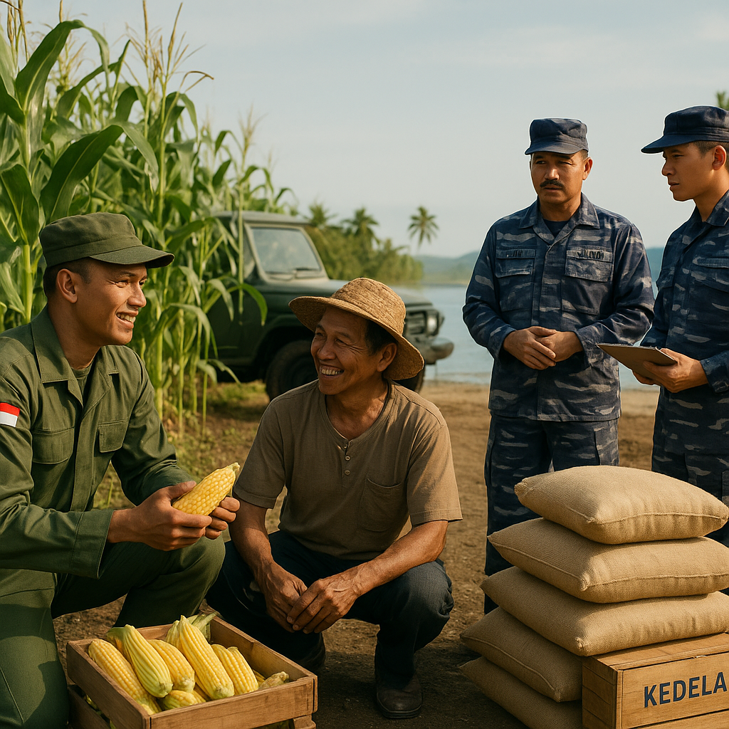 Tugas Baru TNI dari Menhan: TNI AD Urus Jagung, TNI AL Kedelai!