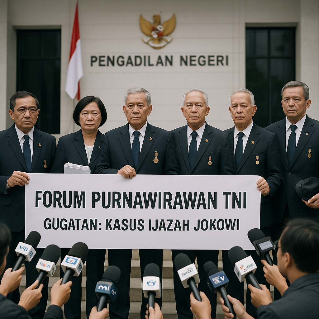 Gugatan Forum Purnawirawan TNI Bertujuan agar Kasus Ijazah Jokowi Rampung