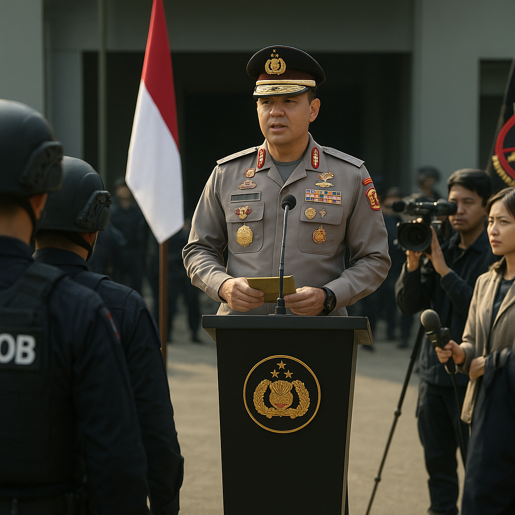 Kapolri Apresiasi Kinerja Brimob, Tekankan Profesionalisme di Tengah Dinamika Sosial