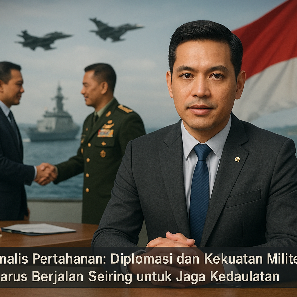 Analis Pertahanan: Diplomasi dan Kekuatan Militer Harus Berjalan Seiring untuk Jaga Kedaulatan