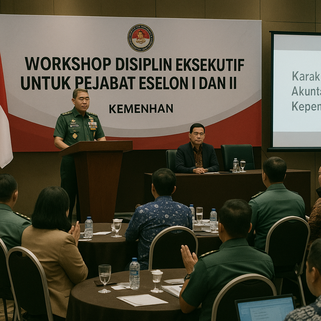 Kemenhan Gelar Workshop Disiplin Eksekutif untuk Pejabat Eselon I dan II