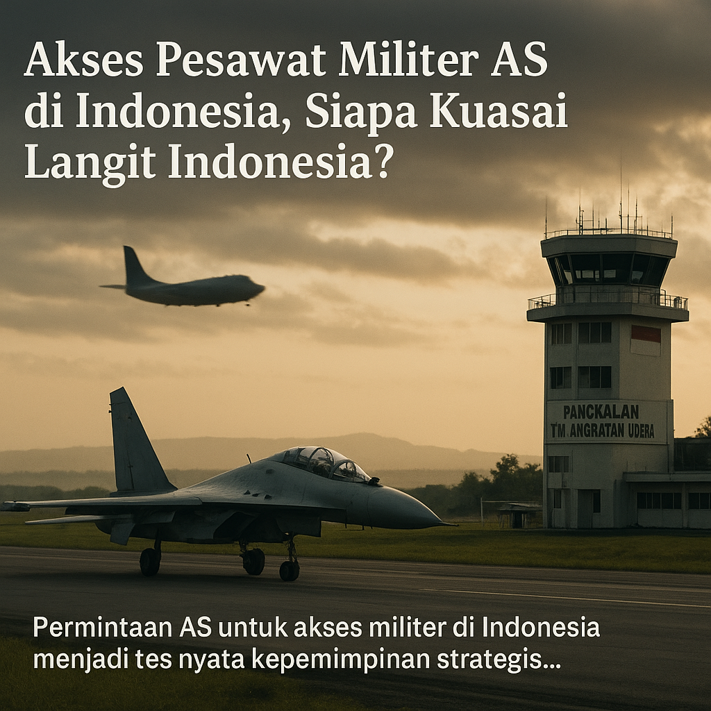 Akses Pesawat Militer AS di Indonesia, Siapa Kuasai Langit Indonesia ?