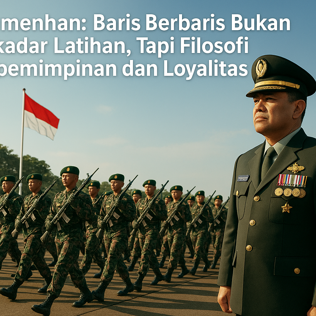 Wamenhan: Baris Berbaris Bukan Sekadar Latihan, Tapi Filosofi Kepemimpinan dan Loyalitas