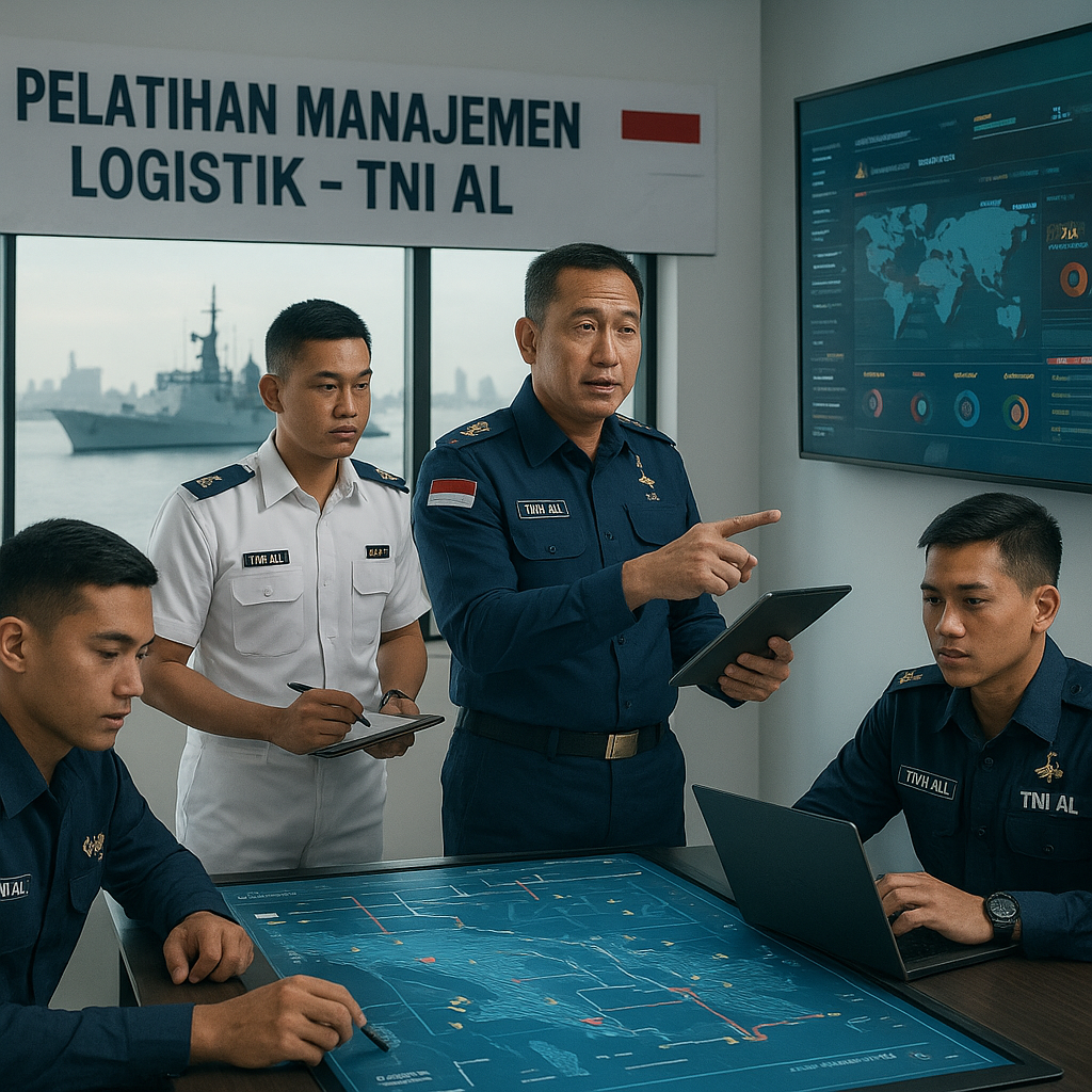 TNI AL Gelar Pelatihan Manajemen Logistik untuk Perwira Muda di Surabaya