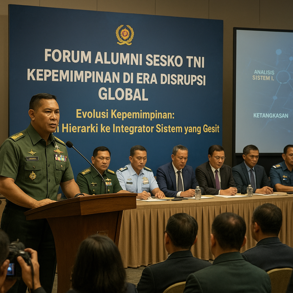 Forum Alumni Sesko TNI Bahas Strategi Kepemimpinan di Era Disrupsi Global