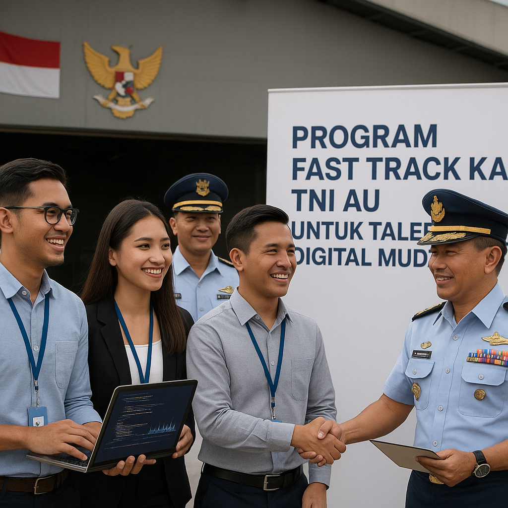Program Fast Track Karier TNI AU untuk Talenta Digital Muda
