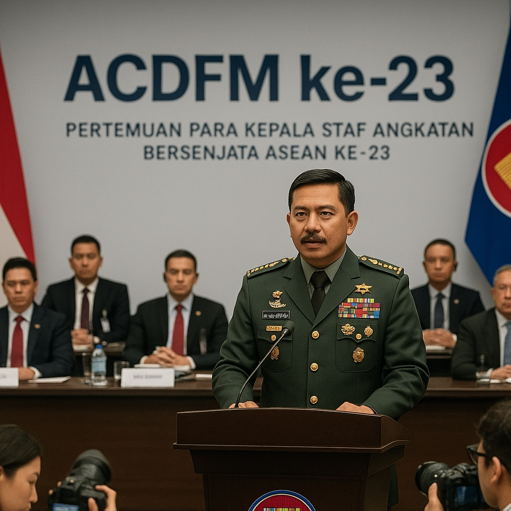 Panglima TNI Tekankan Peran ASEAN sebagai Pilar Stabilitas Kawasan dalam Sidang ACDFM ke-23