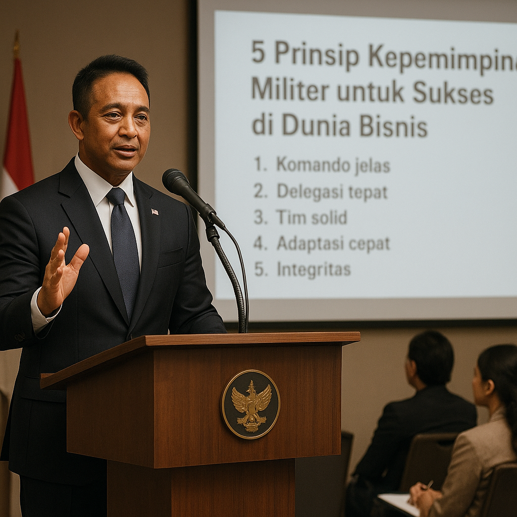 Mantan KSAD Ungkap 5 Prinsip Kepemimpinan Militer untuk Sukses di Dunia Bisnis