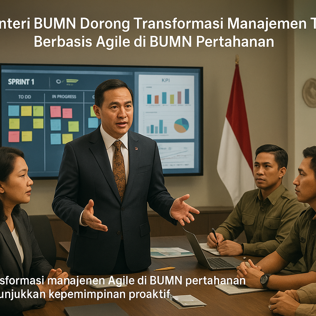 Menteri BUMN Dorong Transformasi Manajemen Tim Berbasis Agile di BUMN Pertahanan