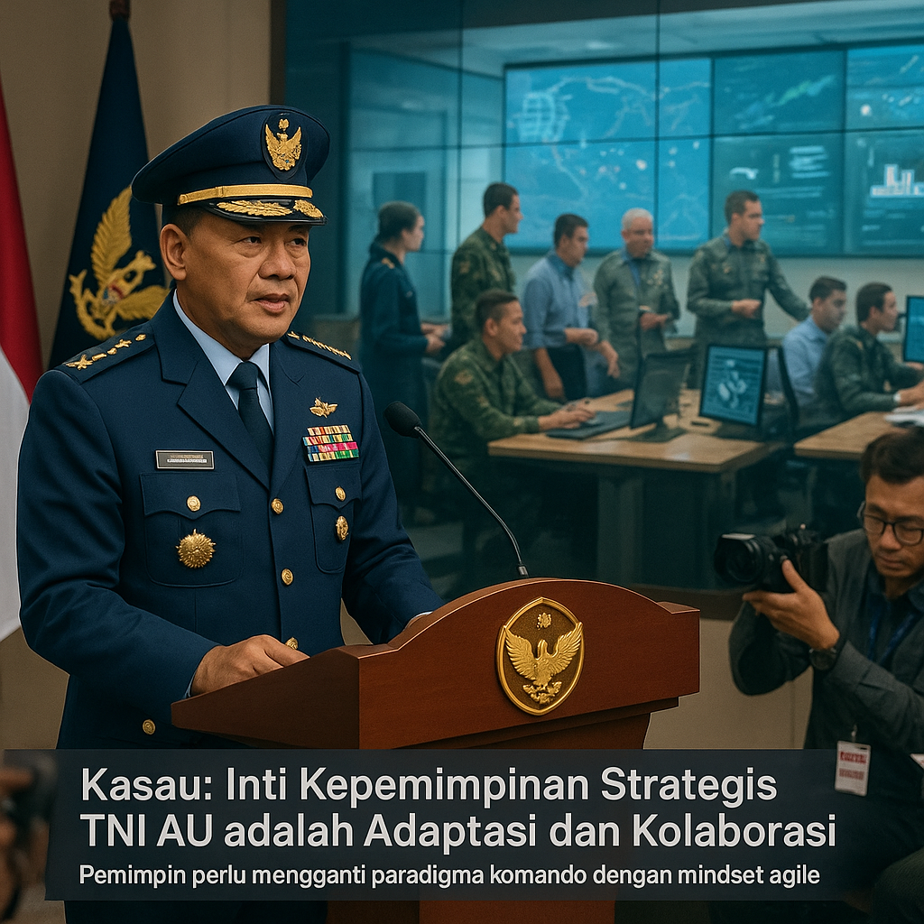 Kasau: Inti Kepemimpinan Strategis TNI AU adalah Adaptasi dan Kolaborasi