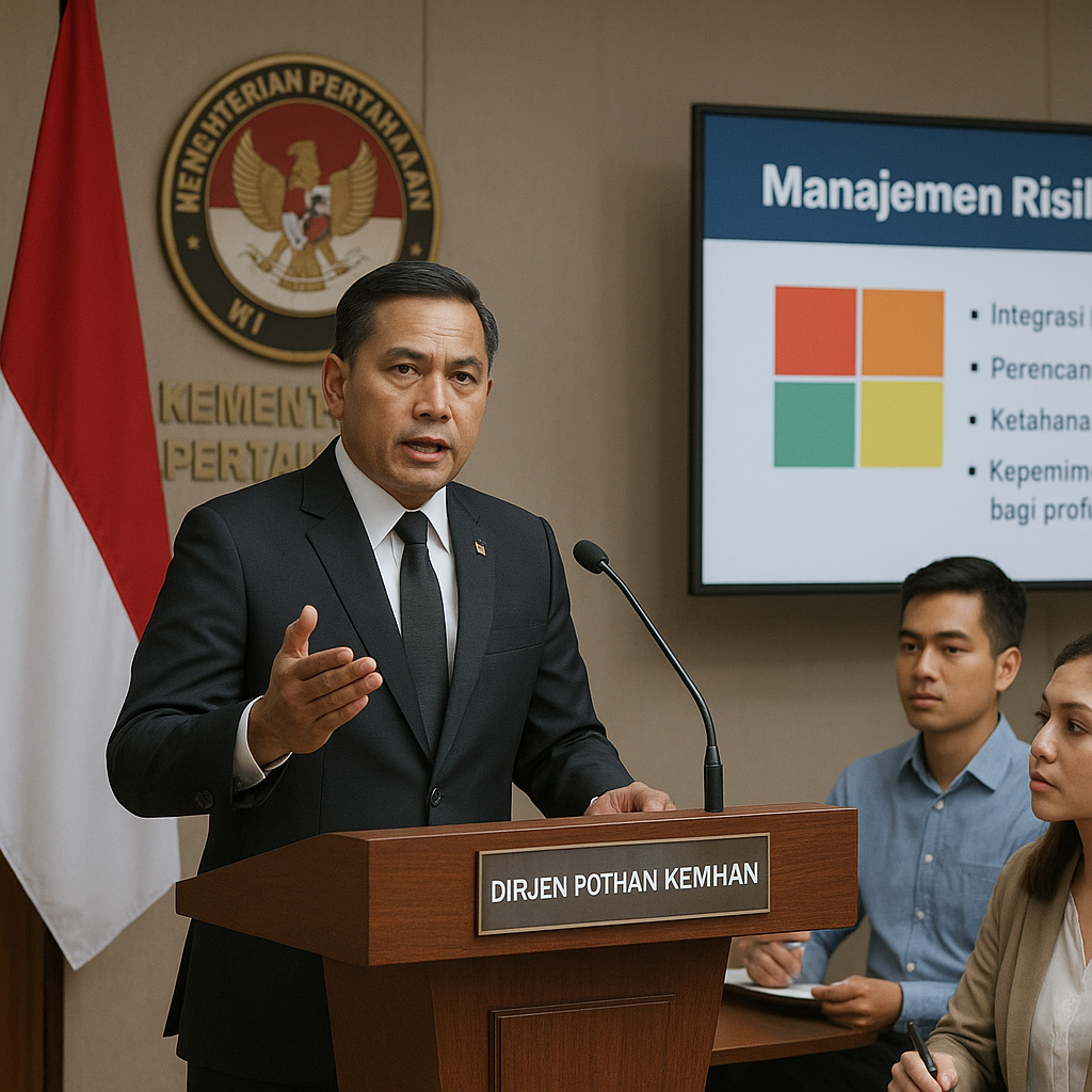 Dirjen Pothan Kemhan: Manajemen Risiko Penting dalam Strategi Pertahanan