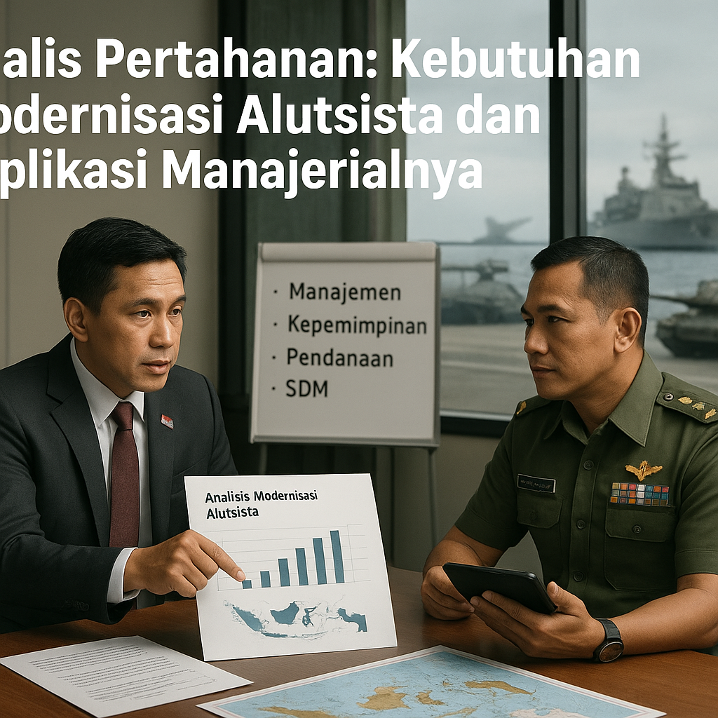 Analis Pertahanan: Kebutuhan Modernisasi Alutsista dan Implikasi Manajerialnya