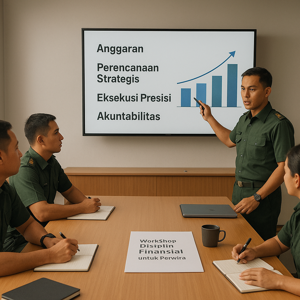 Workshop 'Disiplin Finansial untuk Perwira': Kelola Anggaran seperti Kelola Operasi