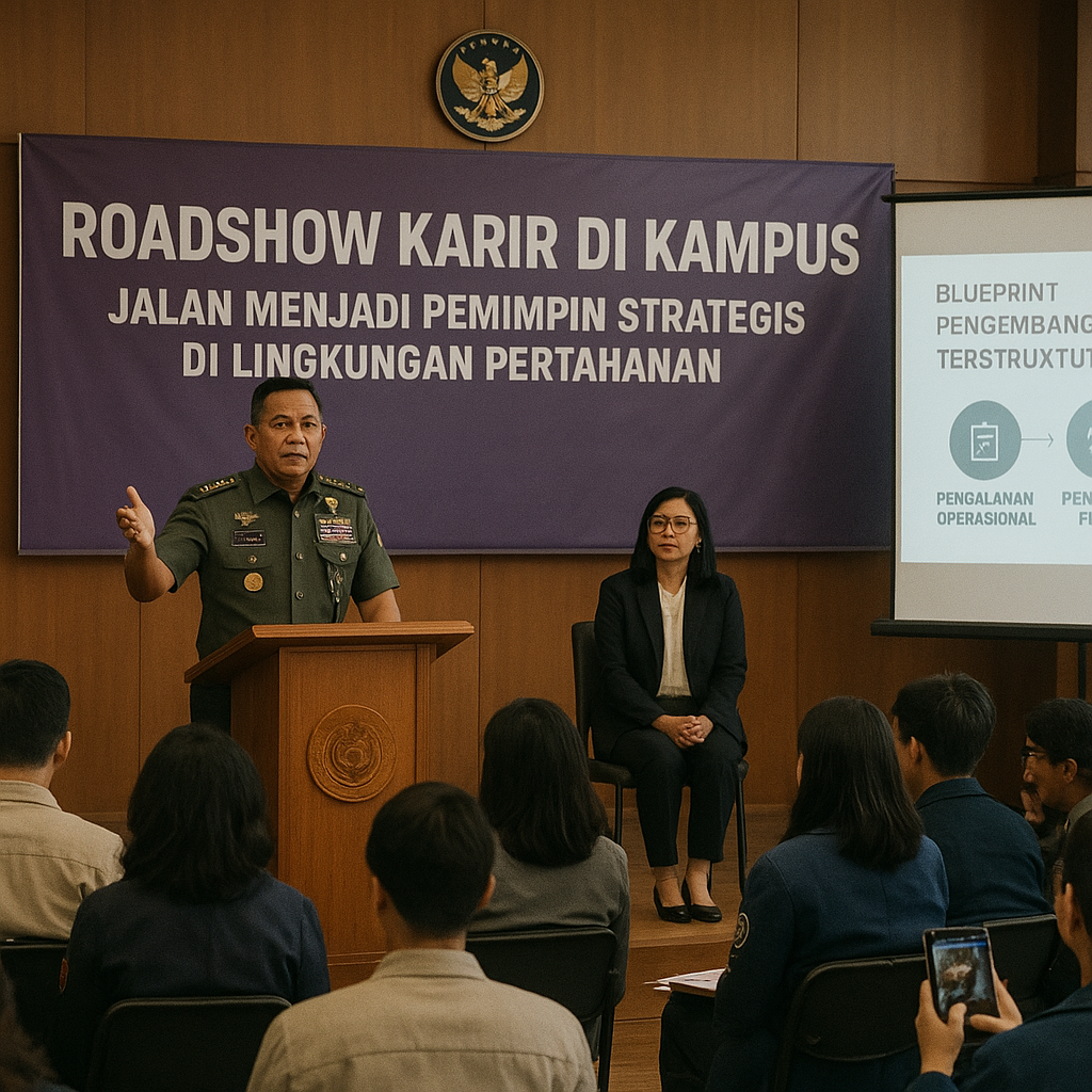 Roadshow Karir di Kampus: Jalan Menjadi Pemimpin Strategis di Lingkungan Pertahanan