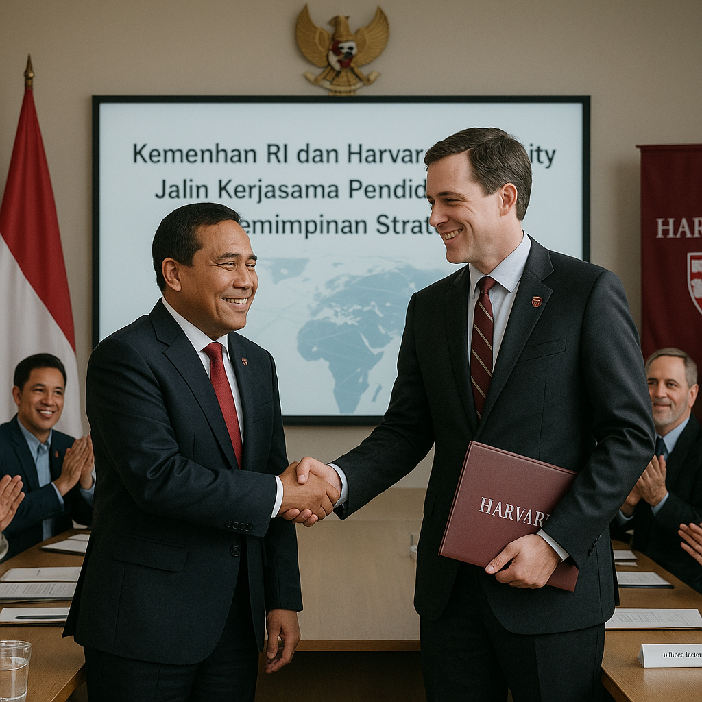 Kemenhan RI dan Harvard University Jalin Kerjasama Pendidikan Kepemimpinan Strategis