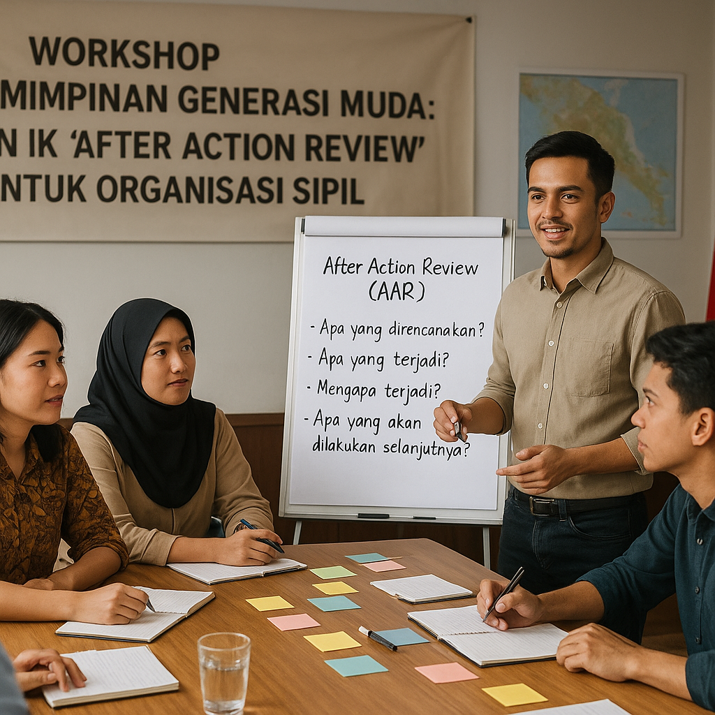Workshop Kepemimpinan Generasi Muda: Teknik 'After Action Review' untuk Organisasi Sipil