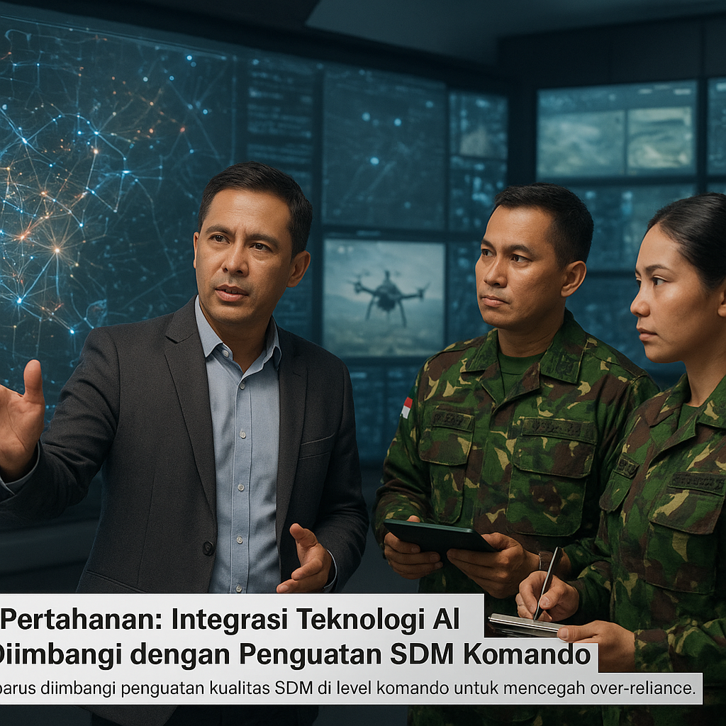 Analis Pertahanan: Integrasi Teknologi AI Perlu Diimbangi dengan Penguatan SDM Komando