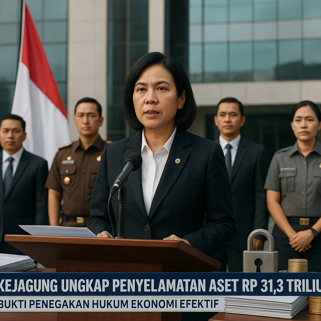 Kejagung Ungkap Penyelamatan Aset Negara Rp 31,3 Triliun, Bukti Penegakan Hukum Ekonomi Efektif