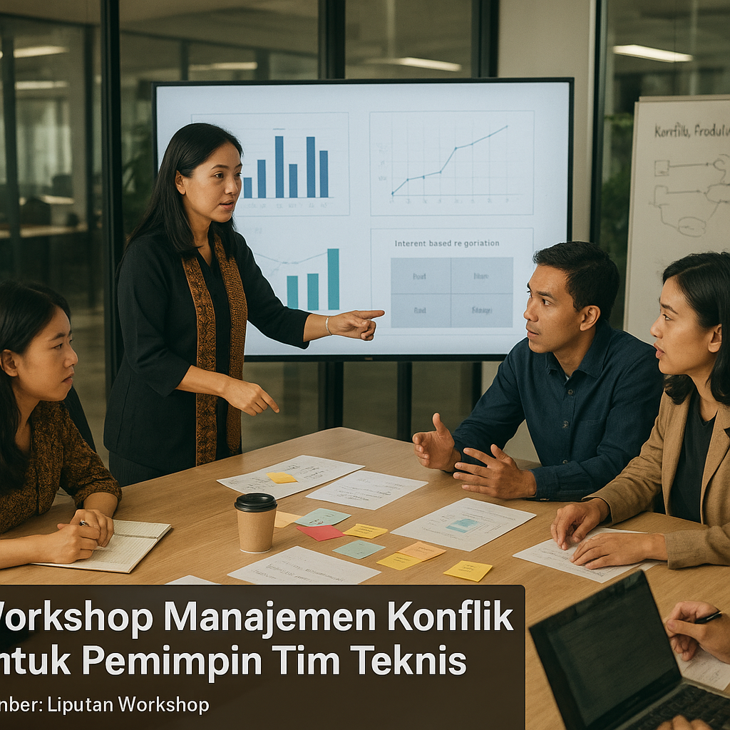 Workshop Manajemen Konflik untuk Pemimpin Tim Teknis di Industri Teknologi