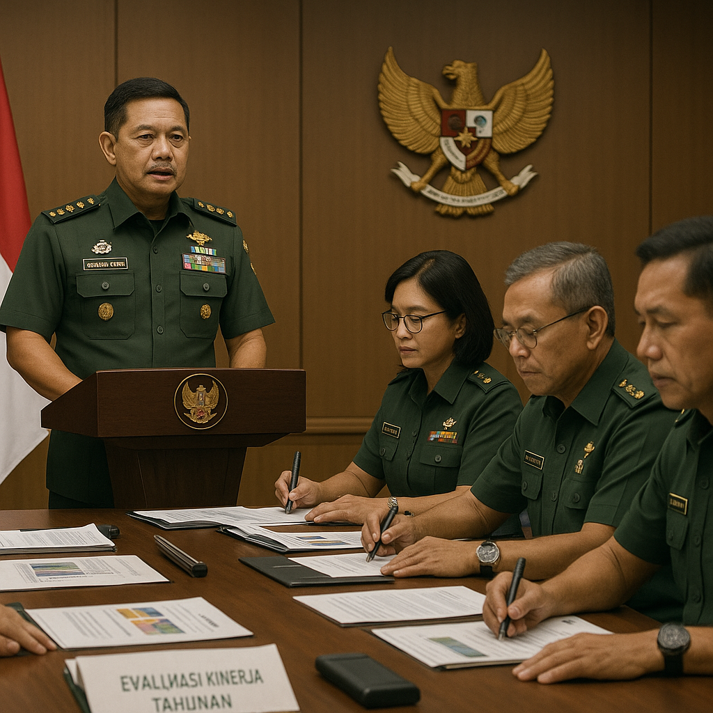 Panglima TNI: Evaluasi Kinerja Tahunan Harus Jadi Alat Pengembangan, Bukan Sekedar Administrasi