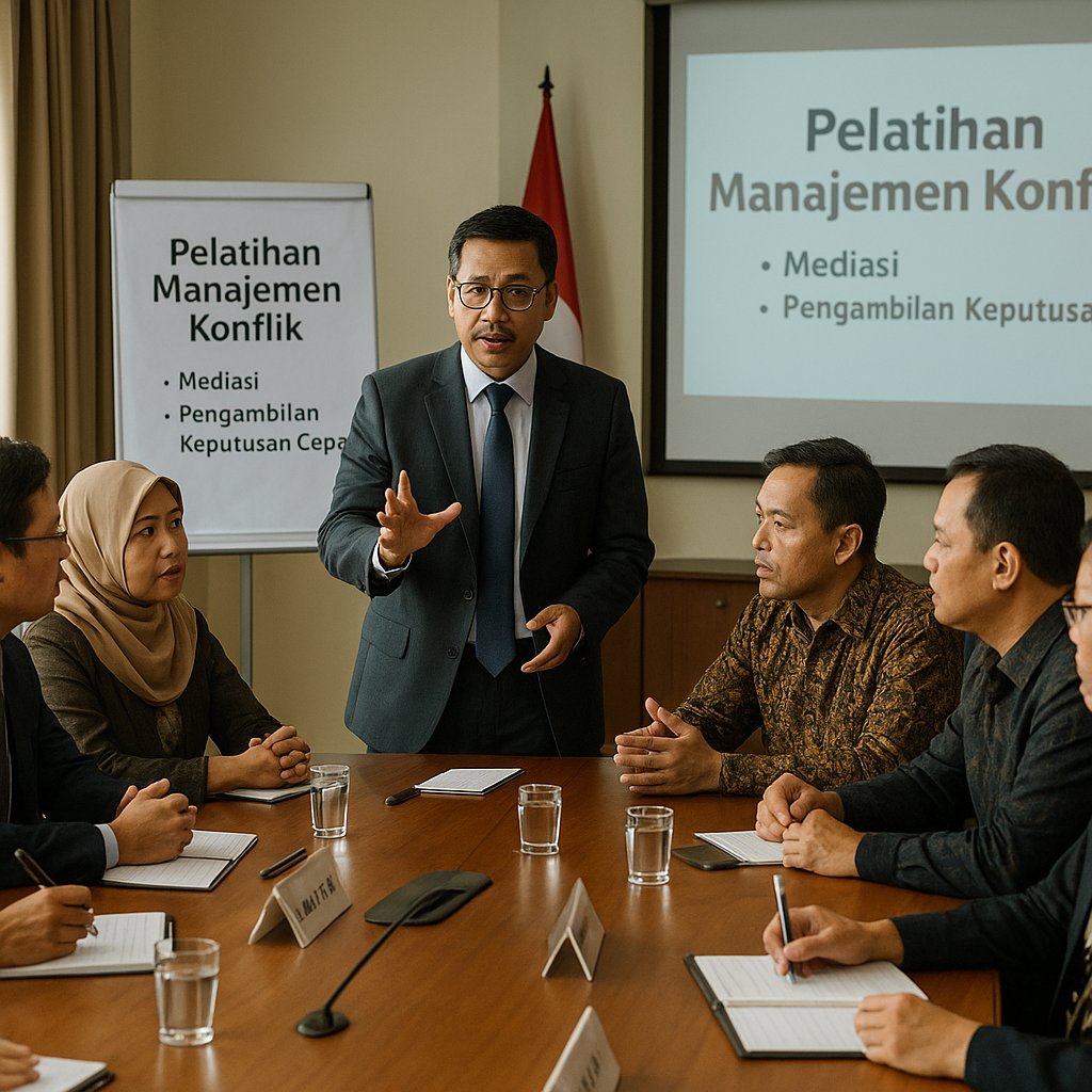 Pelatihan Manajemen Konflik untuk Pejabat Eselon II, Fokus pada Mediasi dan Pengambilan Keputusan Cepat