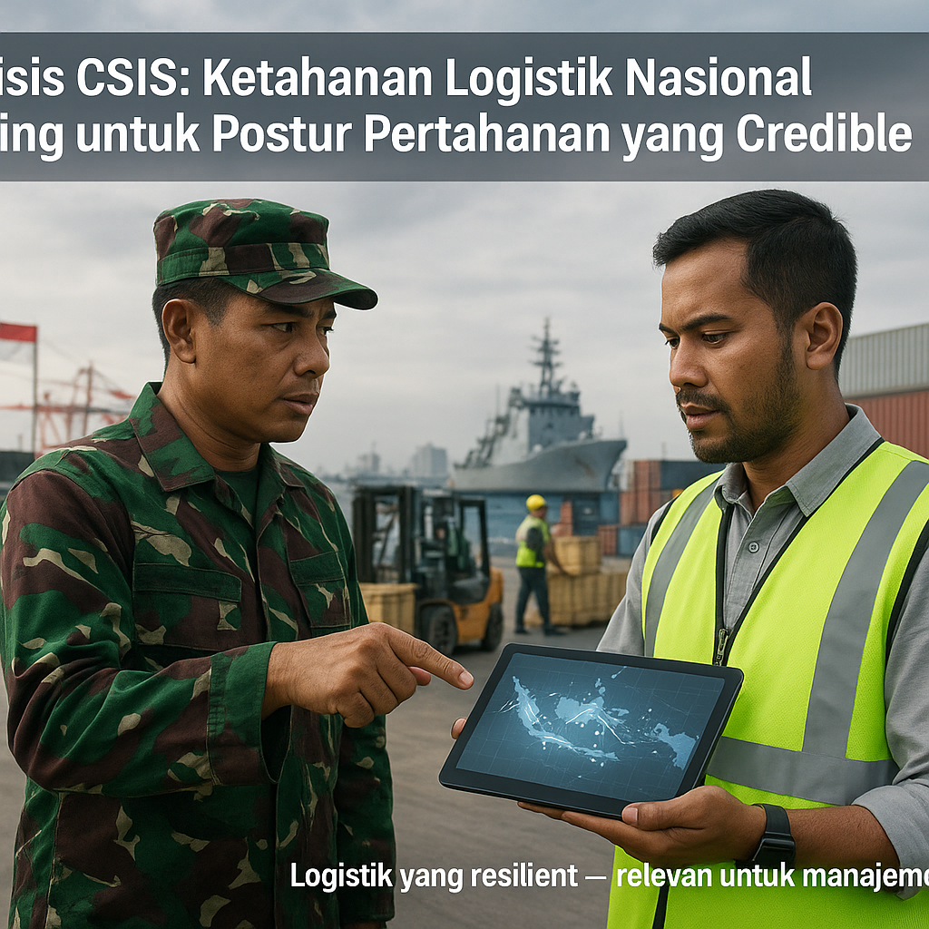 Analisis CSIS: Ketahanan Logistik Nasional Penting untuk Postur Pertahanan yang Credible