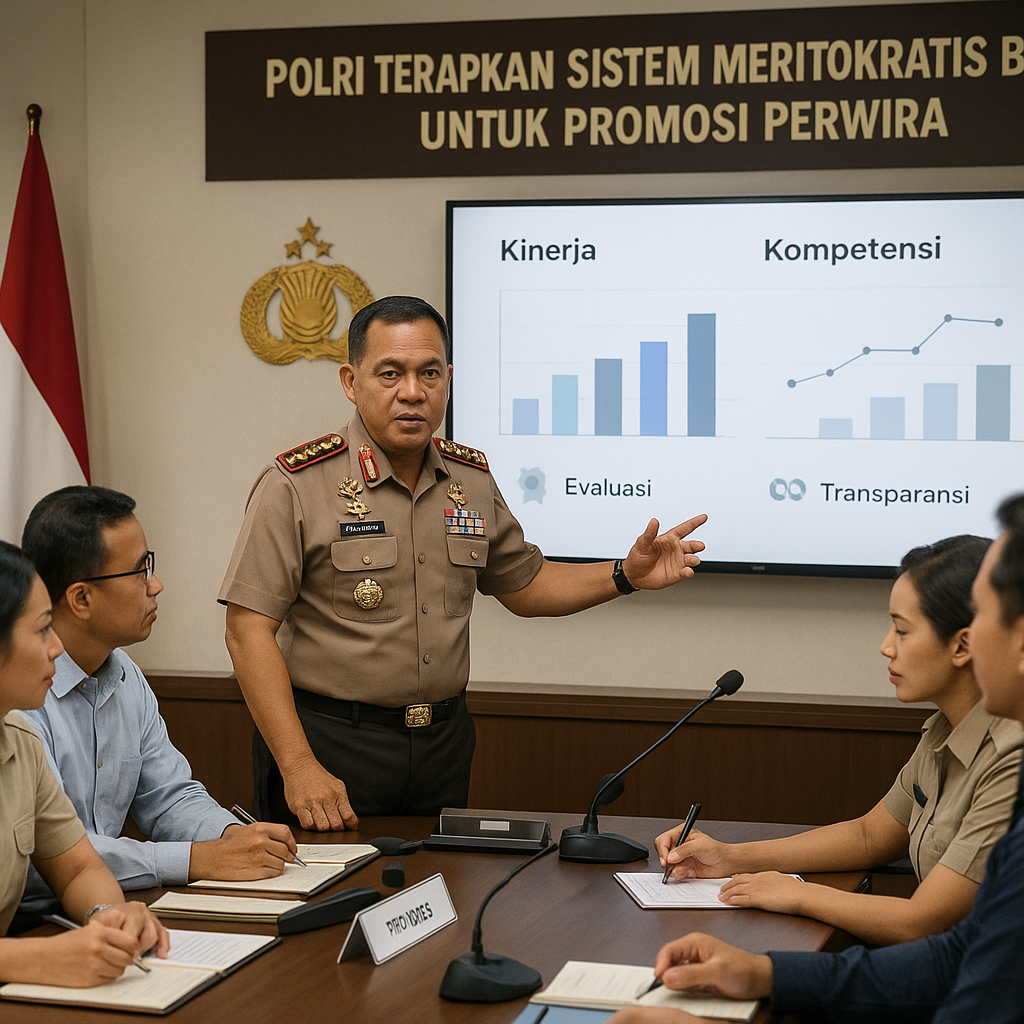 Polri Terapkan Sistem Meritokratis Baru untuk Promosi Perwira, Fokus pada Kinerja dan Kompetensi